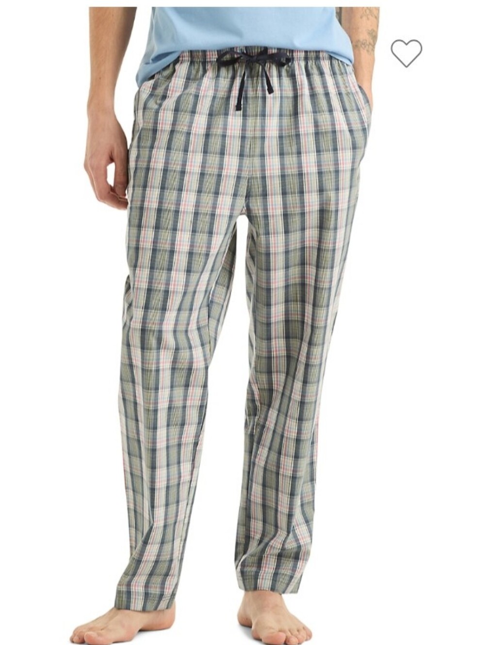 Nautica Cozy Fleece Plaid Sleep Pant Joggers Navy Plaid Numerous Sizes